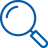 Icon image of a magnifying glass