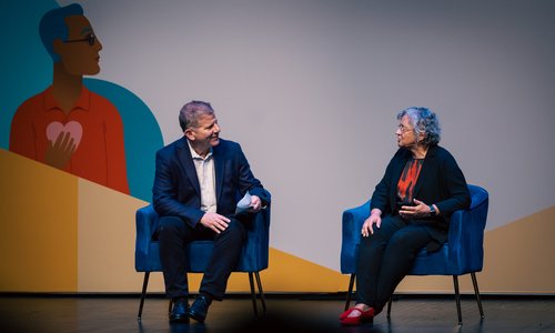 image of Cecilia Conrad in a discussion at the SOCAP conference