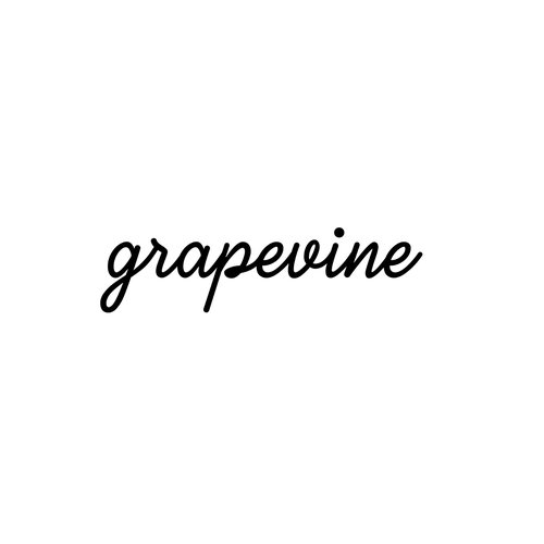 logo with the organization name "grapevine" written